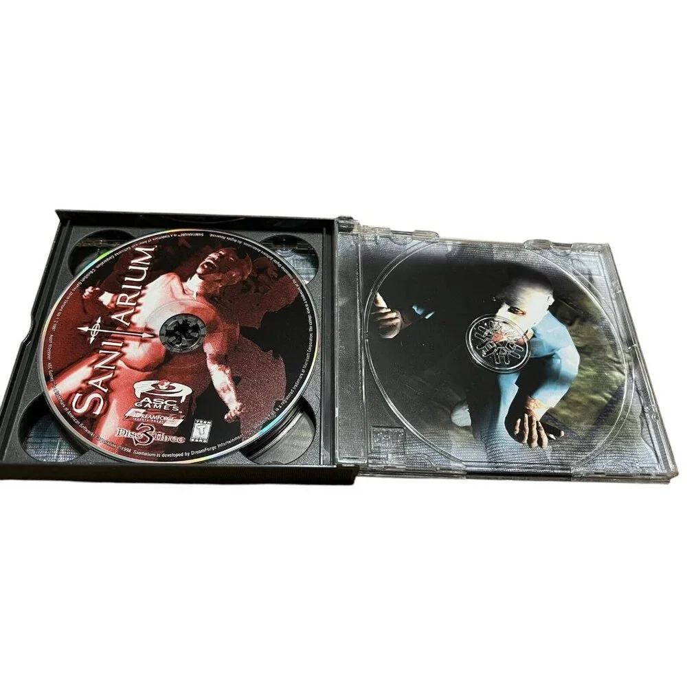 Sanitarium‎ PC GAME 1998, ASC Games (3 CD`S) No Manual Clean Discs